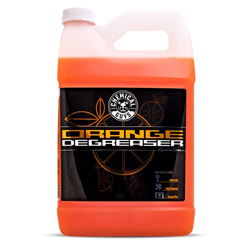Chemical Guys Signature Series Orange Degreaser Spray - Heavy Duty All Purpose Cleaner for Engines, Tires, Undercarriages, Tools and More, Professional Strength, Breaks Down Grease, Oil & Grime,128 oz - size: 128 Fl Oz