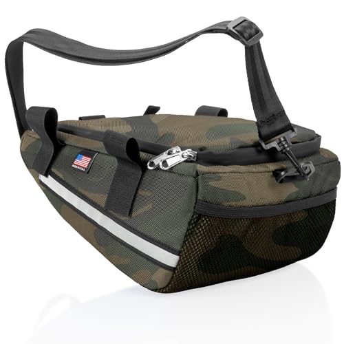 Chase Harper USA - Ruckus 5000LS Under The Seat Bag for Lowered Frames - Compatible with All Ruckus Models With Lowered Frames - Water and Tear-Resistant 1000D Nylon – Woodland Camo - color: Woodland Camo, size: Low Frame Fit, style: Bag Only