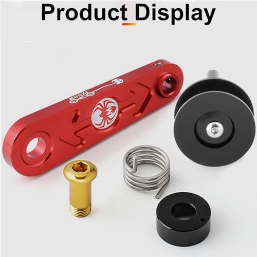 Bike Single Speed Chain Tensioner Roller for BMX Fixie Bike Single Speed Bicycle (Red) - color: Red