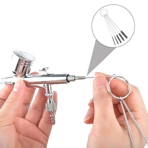 Carburetor Cleaning Kit, Torch Tip Cleaner Brush Set, Throttle Body Dirt Remove Cleaner for Chainsaw Gas Orifices Welding Motorcycle ATV Carburetor Jet Stove Nozzles Shower Heads - style: 26 Cleaning Wires & 5 Needles & 3 Brush