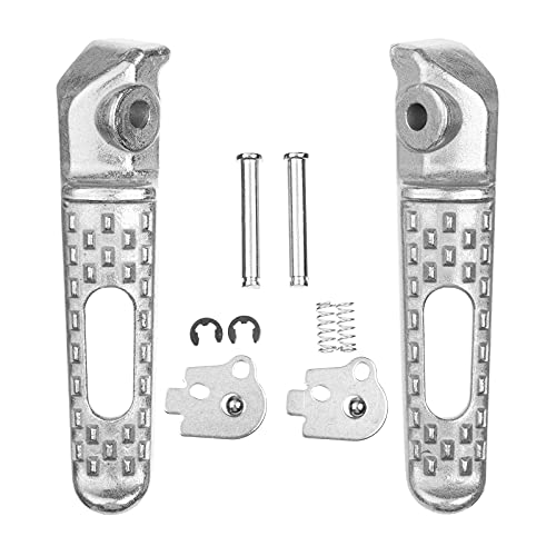 Rear Foot Pegs/Footrests/Pedals for Honda 2003-2023 CBR 600RR, 2004-2016 CBR 1000RR (Rear-White) - color: Rear-White