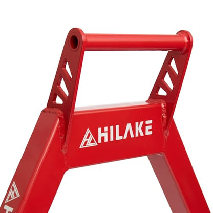 Aluminum Motorcycle Stands Front and Rear 880lbs Heavy Duty Wheel Lift Combo Swingarm Spool Peddock Stand for Yamaha Honda Kawasaki Suzuki U+L Red - color: Red