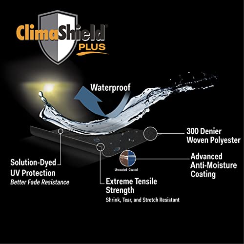 Dowco Guardian 26036-00 UltraLite Plus Water Resistant Indoor/Outdoor Motorcycle Cover: Grey, Large