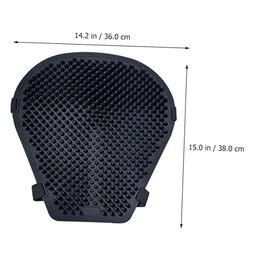 Thick Silicone Motorcycle Seat Cushion Cover Non-Slip Heat Insulation Pad Sunscreen Protection for Electric Bikes and Motorcycles Breathable and Sturdy