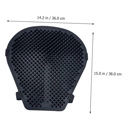 Thick Silicone Motorcycle Seat Cushion Cover Non-Slip Heat Insulation Pad Sunscreen Protection for Electric Bikes and Motorcycles Breathable and Sturdy