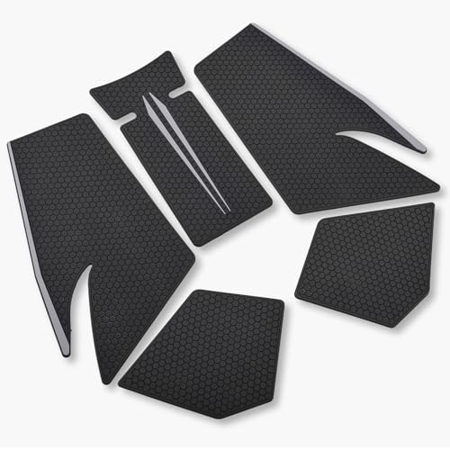 Motorcycle Tank pads Side Gas Knee Grip Protective for KTM 790 Duke (2018-2024) 890 Duke/R (2020-2024) (Gray-Black) - color: Gray-Black