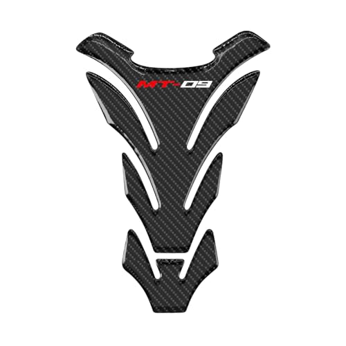 3D Motorcycle Tank Pad Gas Tank Protector Compatible with Yamaha MT-09 MT 09 MT09 Anti Slip Tank Pad Stickers Gas Oil Fuel Tank Pad Protectors - size: MT09