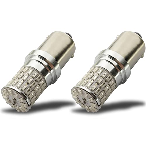 iBrightstar 9-30V Extremely Bright 1156 1141 1003 BA15S LED Bulbs Replacement for Rv Tail Brake Lights, Brilliant Red - color: Brilliant Red, style: 1156