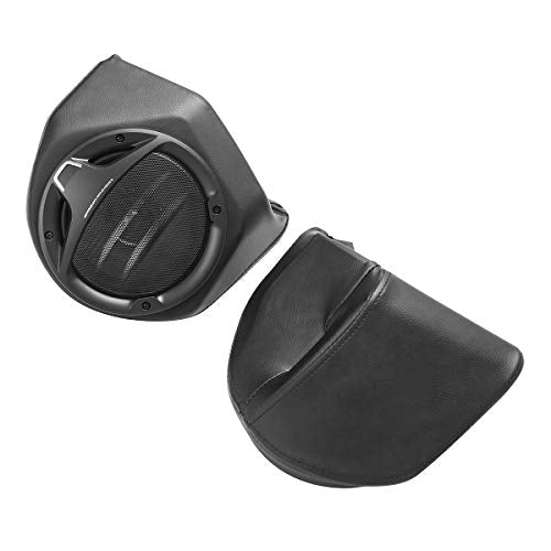 TCMT King Motorcycle Trunk Box Wrap-Around Backrest Speakers Fit For Harley 2014-2025 Trunk Touring CVO Road King Road Glide Street Glide Electra Glide - color: Style A+Speakers#2