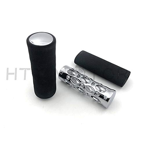 ET006- Motorcycle Foam Anti Vibration Comfort Handlebar Grip Cover Compatible with Harley BMW