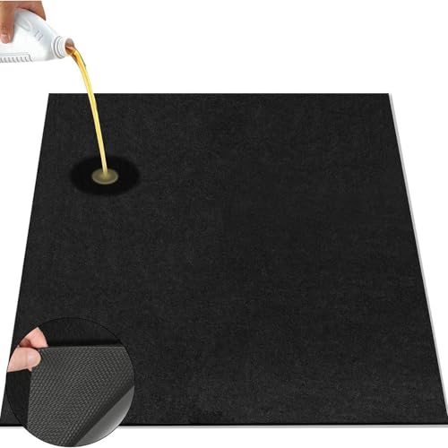 harayaa Oil Drain Splash Pad Oil Change Mat 0.16inch Thickness Heat Resistant Keep Splashproof for Automotive Repair, 90cmx150cm - size: 90cmx150cm