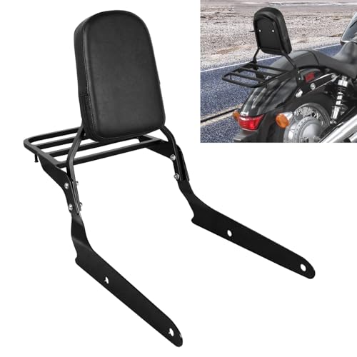 Motorcycle Passenger Backrest Sissy Bar With Back Rest Cushion Pad And Luggage Rack Compatible With For Honda Shadow Spirit 750 VT750C2 2007-2014 Shadow Phantom VT750C2B 2010-2019