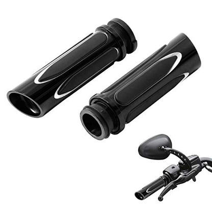 TCMT 1" 25mm Electric Handle Bar Grips Fit for Harley - color: Style D