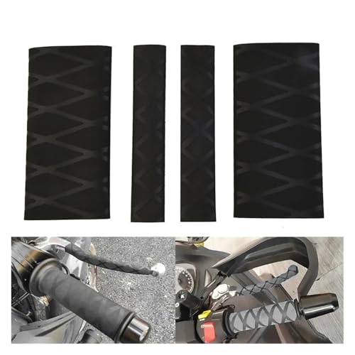 Anti-Slip Heat Shrink Motorcycle Grip Rubber Gloves Universal Motorcycle Handlebar Cover for BM&W R1250GS R1200GS Handlebars Grips - color: Blue