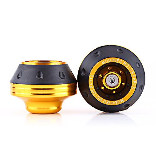 CNC Aluminum Motorcycle Frame Sliders Front Fork Crash Protector Gold