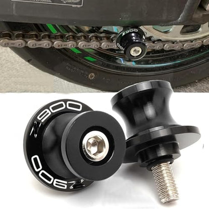 For Z900 2017-2025 8MM Swing arm Spools Slider Stand M8 x1.5 Black for KAW&-ASA*KI Z900 SE Performance Z900RS 2017 2018 2019 2020 2021 2022 2023 2024 2025 - color: SS-Black