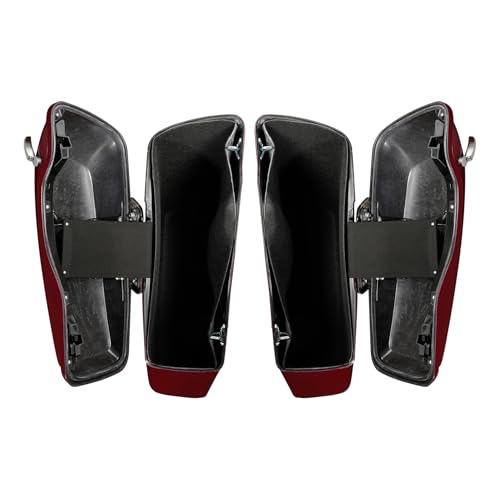 HR3 Billiard Red Hard Saddlebags Compatible with 2020 Road Glide Special FLTRXS Street Glide Special FLHXS (Replace for OEM) Fit for 2014-2023 Harley Touring Models - color: Billiard Red