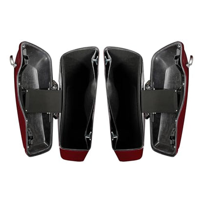 HR3 Billiard Red Hard Saddlebags Compatible with 2020 Road Glide Special FLTRXS Street Glide Special FLHXS (Replace for OEM) Fit for 2014-2023 Harley Touring Models - color: Billiard Red