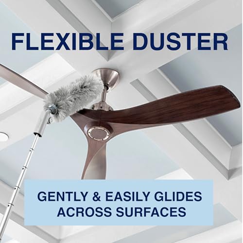 Bona High Performance Dusting System - 1 Extendable Handle, 3 Disposable Dusters, 1 Reusable Duster, & 1 Storage Bag - Extendable Dusting Kit - style: 6' Extendable Dusting Kit