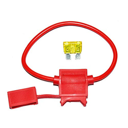 Car Motorcycle Insurance Seat 30A Waterproof Fuse Box Fuse Line Socket Holders