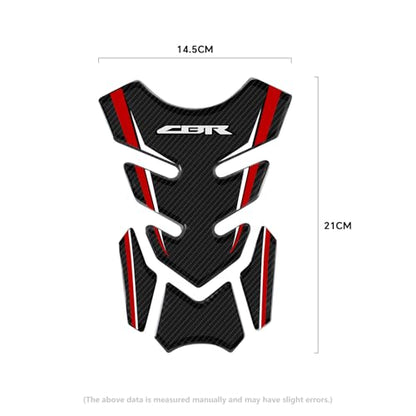 Motorcycle Tank Pad Gas Tank Protector Compatible with CBR1000RR CBR650R CBR600RR CBR500RR CBR400R CBR400RR CBR650F CB650R CBR250R CBR600 F1/F2/F3/F4 CBR900RR CBR929RR CBR954RR CBR1100XX - size: For CBR