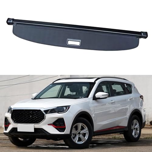 Compatible with Jetour X70, Car Rear Trunk Cargo Cover, Luggage Storage Compartment, Organiser, Rack Dividers, Curtain