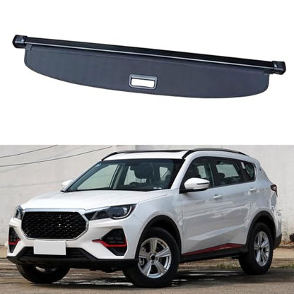 Compatible with Jetour X70, Car Rear Trunk Cargo Cover, Luggage Storage Compartment, Organiser, Rack Dividers, Curtain