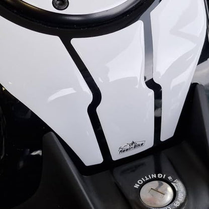 Resin Bike Motorcycle 3D Stickers Compatible with KTM Duke 390 200-2021-2023. Key Area Protection from Impact and Scratches. White Resin Stickers - Made in Italy - color: Duke 390 200, size: Protezioni Zona Chiave