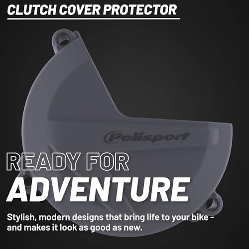 Polisport Clutch Cover Protector Kit (Grey) - Compatible with Sherco SE250/300(2014-2023)
