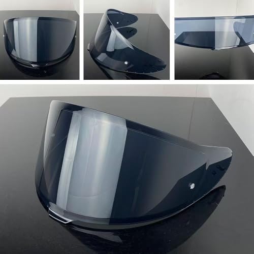 Shoei RF-1400 Helmet Visor Replacement for X15 CWR-F2 RF-1400 Z8 NXR2, CWR-F2 Shield Windshield Anti-Scratch UV Protection (Smoke) - color: Smoke