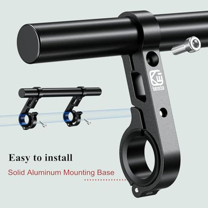 BRCOVAN Handlebar Extender Extensions with 11.81'' Long Cross Bar | Aluminum Alloy Materials, Fit 0.875'' / 1'' / 1.125'' / 1.26'' Handlebars for Bike Bicycle Motorcycle Scooter ATV