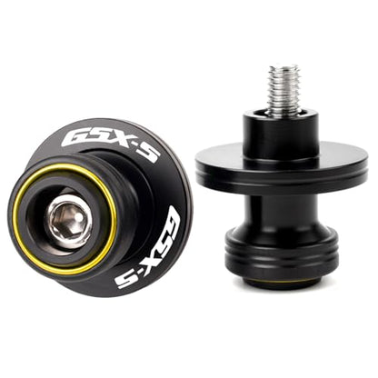 Compatible With GSXS 750 GSX S750 950 GSXS 1000 GT 1000GX 1000F GSX8S 2025 GSX-S 750 CNC M8 Motorcycle Swingarm Spool Sliders Stand Screws (Gold) - color: Gold