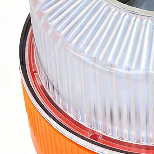 Beacon Light, LED Magnetic Strobe with Battery, Double Mode Warning Signal Lamp for Trailer Tow Trucks Service Vehicles Motorcycle RV Snowplow Firefighter Aircraft Boat Roadside Highway Fleet Use