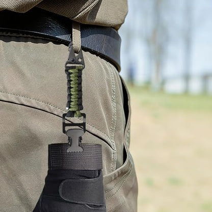 weryerker 2PCS Tactical Glove Clip Holder Anti-slip Nylon Work Glove Holder Clip, for Tactical Backpack, Tool Belt, Outdoor - color: 8pcs Multicolour