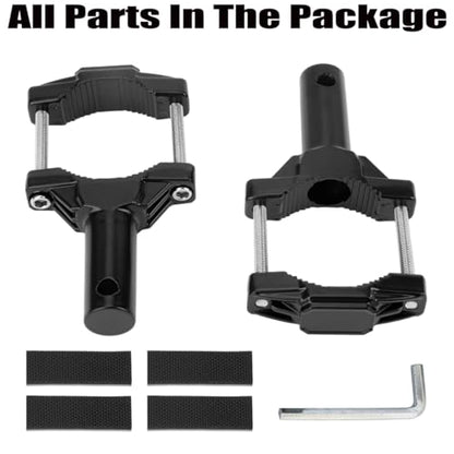 Motorcycle Spotlight Mount Brackets, Motorbike Tube Clamp Turn Signal Mounting Clamp Fog Light Holder for 0.82"-2.1" ATV UTV Roll Bar (2 Pcs)