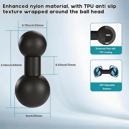 1 inch to 20mm Ball Adapter, 1 Inch to 3/4 Inch Converter for RAM B Size Socket, Suitable for Camera Rig, GoPro Mount, Light Stand.(25-20mm Adapter) - style: 25-20mm Adapter