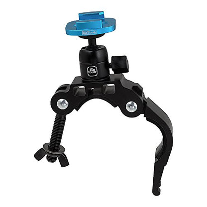 Fotodiox Pro GoTough Racing Mount for Roll Cage and Bars, Motorcycle Front Forks and Handlebars, up to 2.1" Diameter - Compatible with GoPro Hero 1/2/3/3+/4/5/6/7 Cameras with QR Buckle System
