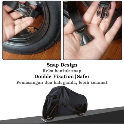Motorcycle Cover for Honda NT1100 NT 1100, Heavy Duty Outdoor Waterproof Motorbike Rain Storage Shelter with Lock Holes Anti-UV Dustproof Breathable Black,XXL - size: XX-Large
