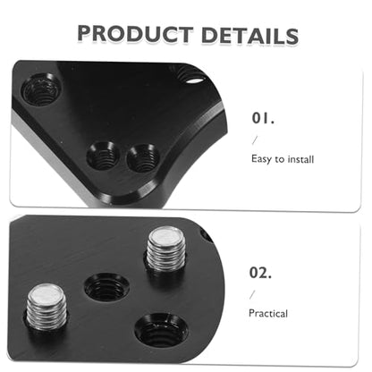Motorcycle GPS Navigation Holder Universal Compatibility Aluminum Alloy Phone Mount Stable Performance Handlebar Bracket for Secure Bike Navigation Black