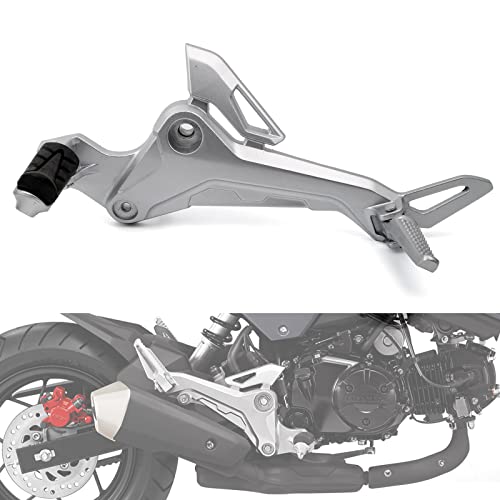 Minho Motorcycle Left Side Footpegs Pedal Footrest Assembly Fit for Honda Grom Msx125 SF 2016-2020 Parts - size: Silver Left