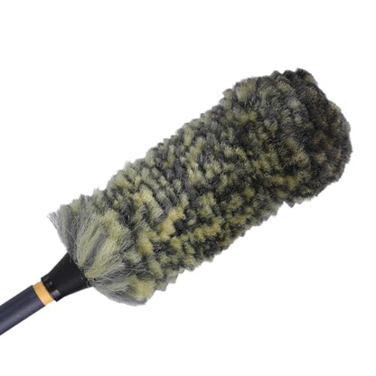 Mr. Detroit - Drill Wheel Brush w/Durable Soft Wool Microfiber Bristles and Steel Shaft for Car Tires, Wheels, Rims, Brakes and Any Other Narrow Spaces| Rim Brush Cleaning Tool w/Non-Scratch Bristle