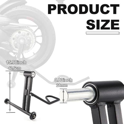 Xitomer 21.5mm Pin Motorcycle Rear Wheel Stand Fit for VFR800 VTEC, Multistrada 1100, Hypermotard 1100/796, Monster 1100/796, Monster S2R Single Sided Rear Paddock Stand Single Arm Paddock Stand