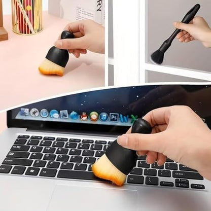 8PCS Car Detailing Brush Set，Soft Car Cleaning Brush，for Cleaning interiors Car Betailing Kit，Ventilation Opening、Console、Seat Seam - color: Black