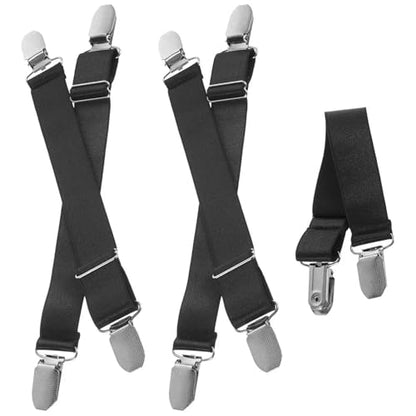 Cycling Pant Leg Band 12Pcs Elastic Boot Strap Pant Leg Clip Multi-Functional Anti-Slip Bands for Bikers Adjustable Comfortable Riding Motorcycle for Riding Climbing Fishing Outdoor Sports