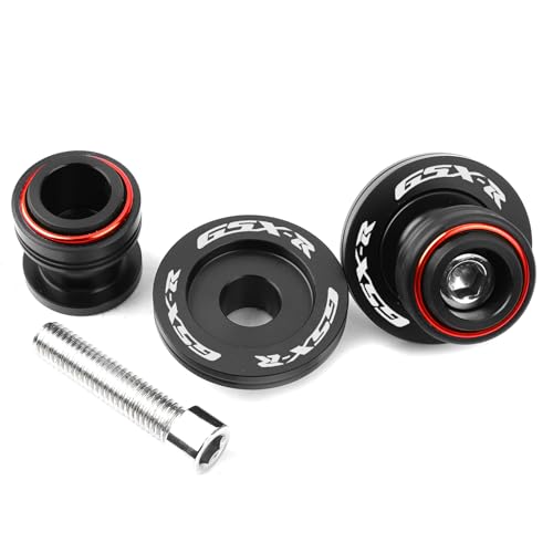 Fit For Suzuki GSXR 600 2005 GSXR 750 2018 GSXR 1000 GSX1300R GSX-8R GSXR 125 GSX-R 150 CNC Motorcycle Swingarm Spools Sliders Swing arm Spools Stand Screws (Red) - color: Red