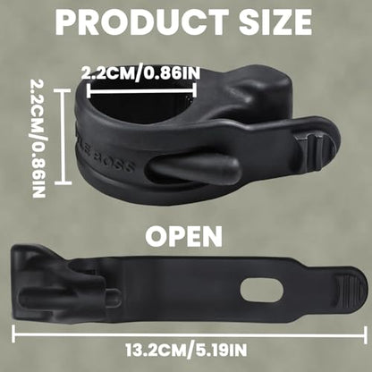2 Pack Motorcycle Electrombile Throttle Assist Cruise Control Grip Throttle Clamp Handlebar Rocker Rest Accelerator Assistant for Bicycles Motorcycles