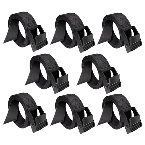 Lashing Straps with Buckles, 0.75'' x 48'' Adjustable Ratchet Straps Cam Buckle Luggage Straps Tie Downs Cinch Strap for Packing Cargo Trucks Motorcycle Kayak Bike Rack Black 8 Pack - size: 8-Pack 0.75'' x 48''