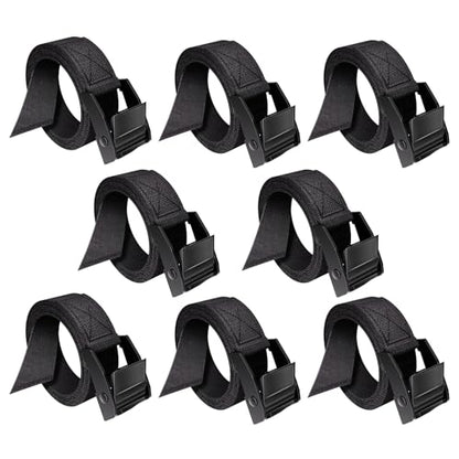 Lashing Straps with Buckles, 0.75'' x 48'' Adjustable Ratchet Straps Cam Buckle Luggage Straps Tie Downs Cinch Strap for Packing Cargo Trucks Motorcycle Kayak Bike Rack Black 8 Pack - size: 8-Pack 0.75'' x 48''