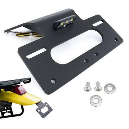 Fender Eliminator Fit for DR650 DR650S DR650SE 1996-2026 License Plate Holder Bracket with LED Light Tail Tidy