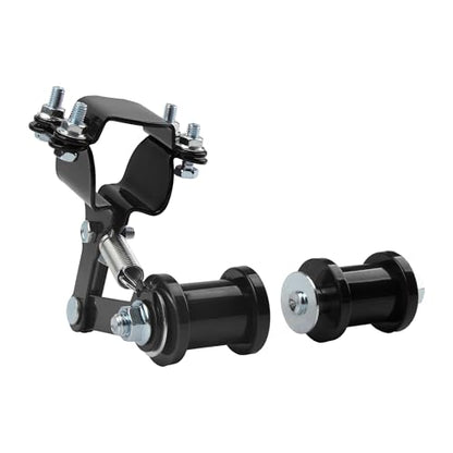 Motorcycle Chain Adjuster Tensioner Guide Roller Compatible with ATV Quad Dirt Pit Bike 4 Wheeler Go Kart Black - color: Black